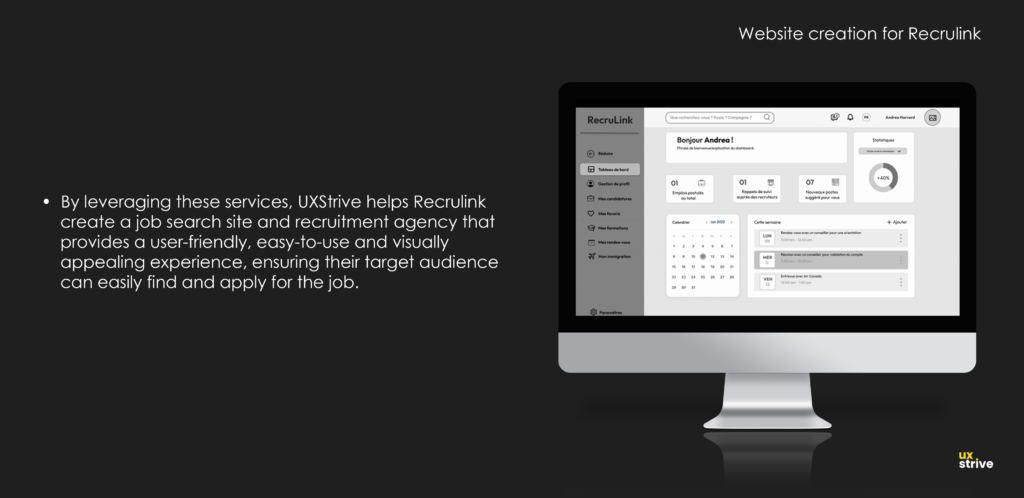 Recrulink - Mockup