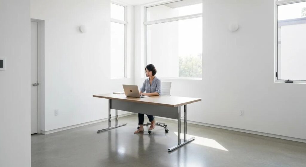 Content marketing team brainstorming in a creative workspace, showcasing collaboration and innovation